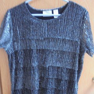 Women's dress top layered